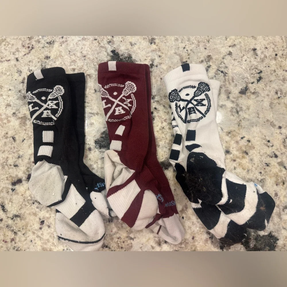 Mad Sports Stuff Lacrosse socks lot of 3